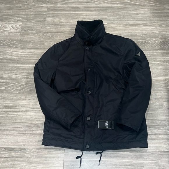 Guess Other - GUESS Sherpa lined military jacket. Size L. NWT